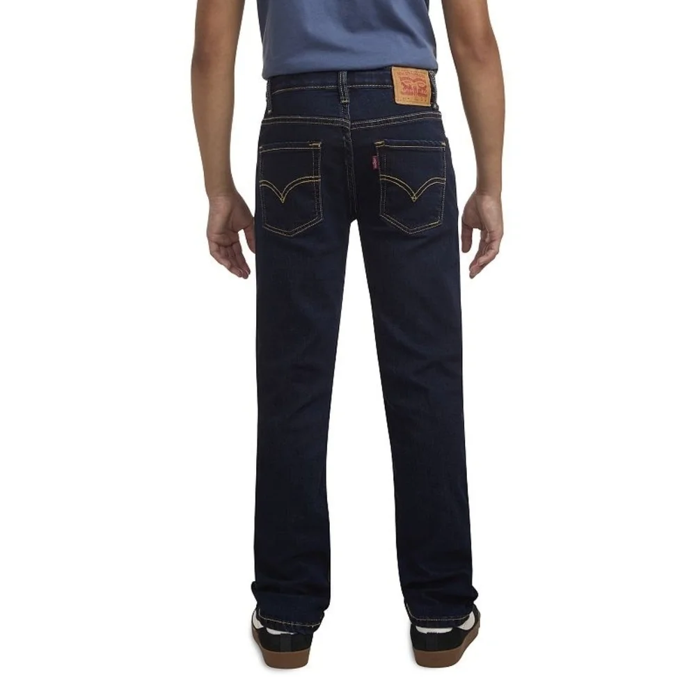Levi's Boys Dark Blue Slim Jeans, Size 14 Reg - Picture 3 of 5